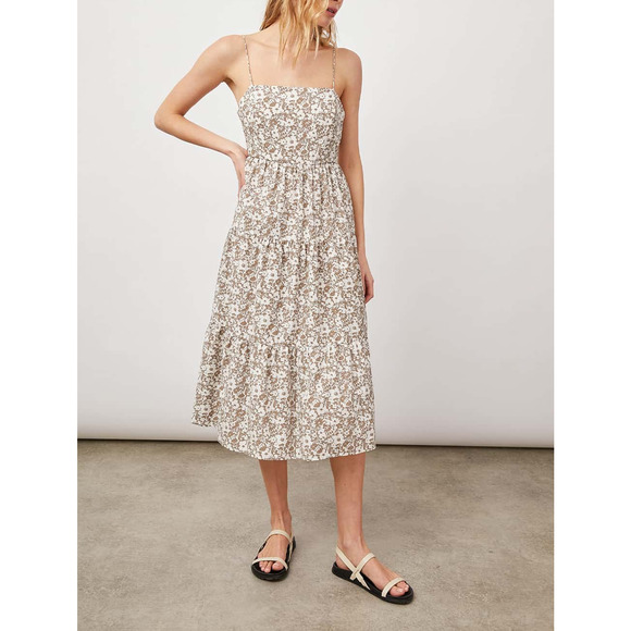Rails Tiered Midi Dress Size M - Picture 1 of 7